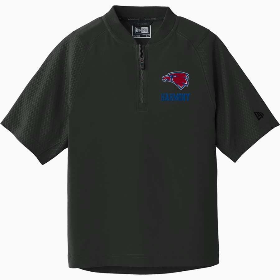 HARMONY SCHOOL OF ENDEAVOR - AUSTIN School <span class="pdp-name-mascot">HARMONY School</span> New Era Youth Cage Short Sleeve 1/4 Zip Jacket