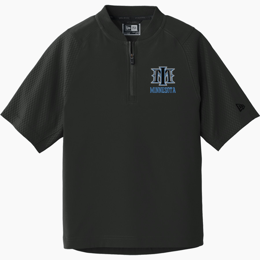 Minnesota Icemen Icemen <span class="pdp-name-mascot">Minnesota Icemen</span> New Era Youth Cage Short Sleeve 1/4 Zip Jacket