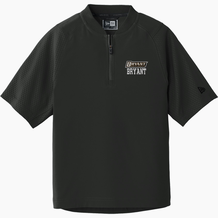 Bryant Bulldogs <span class="pdp-name-mascot">Bryant Bulldogs</span> New Era Youth Cage Short Sleeve 1/4 Zip Jacket