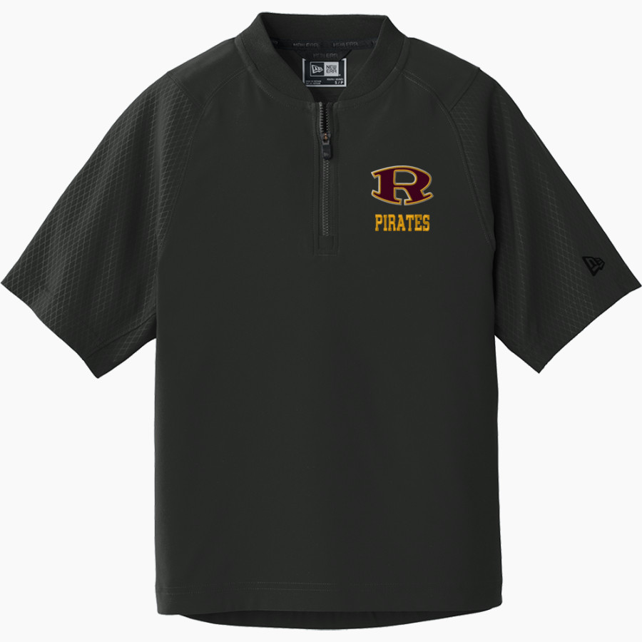 RIVERVIEW COMMUNITY HIGH SCHOOL PIRATES New Era Youth Cage Short Sleeve 1/4 Zip Jacket