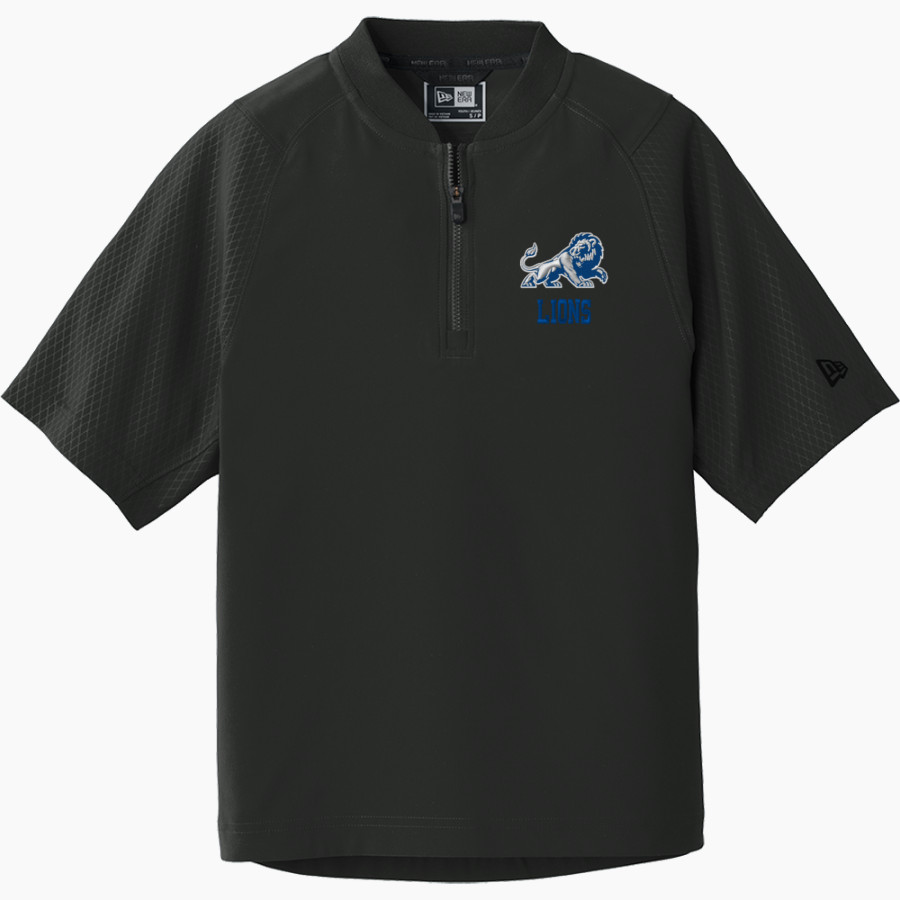 New Kent Lions <span class="pdp-name-mascot">New Kent Lions</span> New Era Youth Cage Short Sleeve 1/4 Zip Jacket