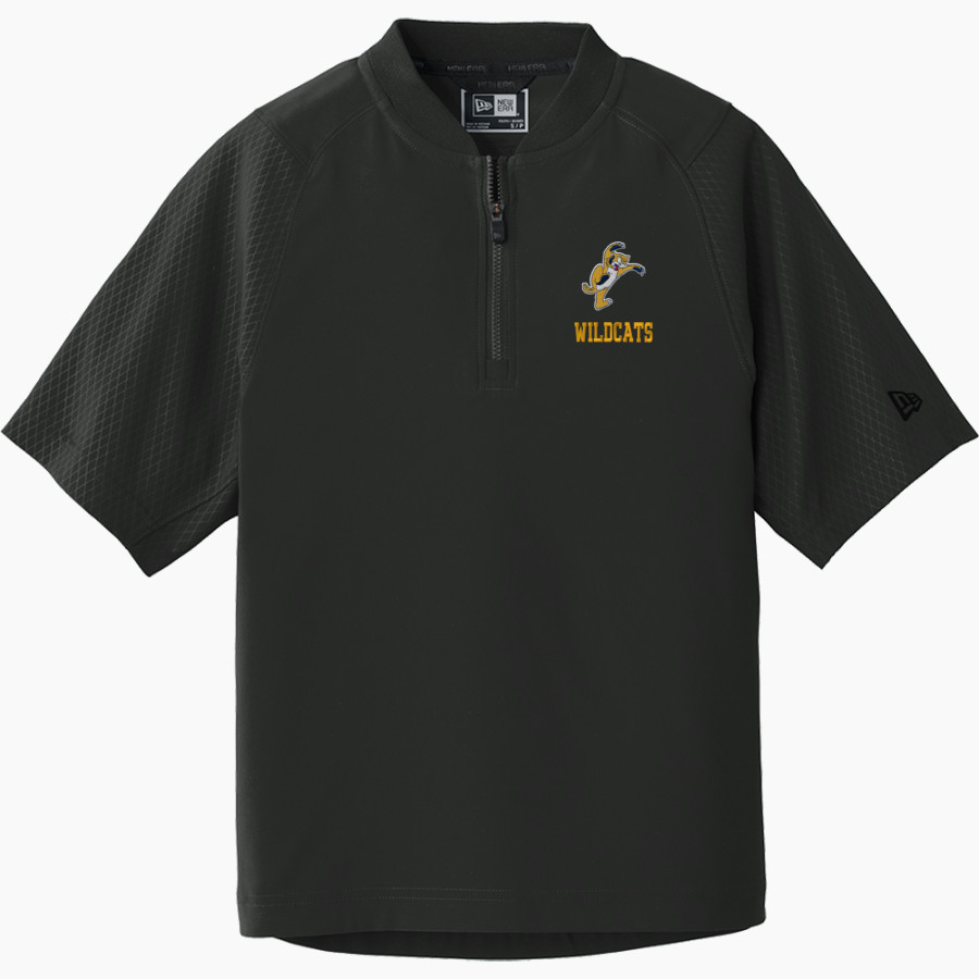 BELLEVILLE HIGH SCHOOL WILDCATS <span class="pdp-name-mascot">BELLEVILLE WILDCATS</span> New Era Youth Cage Short Sleeve 1/4 Zip Jacket