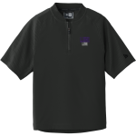 LUHI Lions <span class="pdp-name-mascot">Lutheran Lions</span> New Era Youth Cage Short Sleeve 1/4 Zip Jacket Front Thumbnail