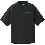 Ohio Glaciers Glaciers <span class="pdp-name-mascot">Ohio Glaciers Glaciers</span> New Era Youth Cage Short Sleeve 1/4 Zip Jacket Front Thumbnail