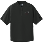 Sawtooth Sabercats <span class="pdp-name-mascot">Sawtooth Sabercats</span> New Era Youth Cage Short Sleeve 1/4 Zip Jacket Front Thumbnail