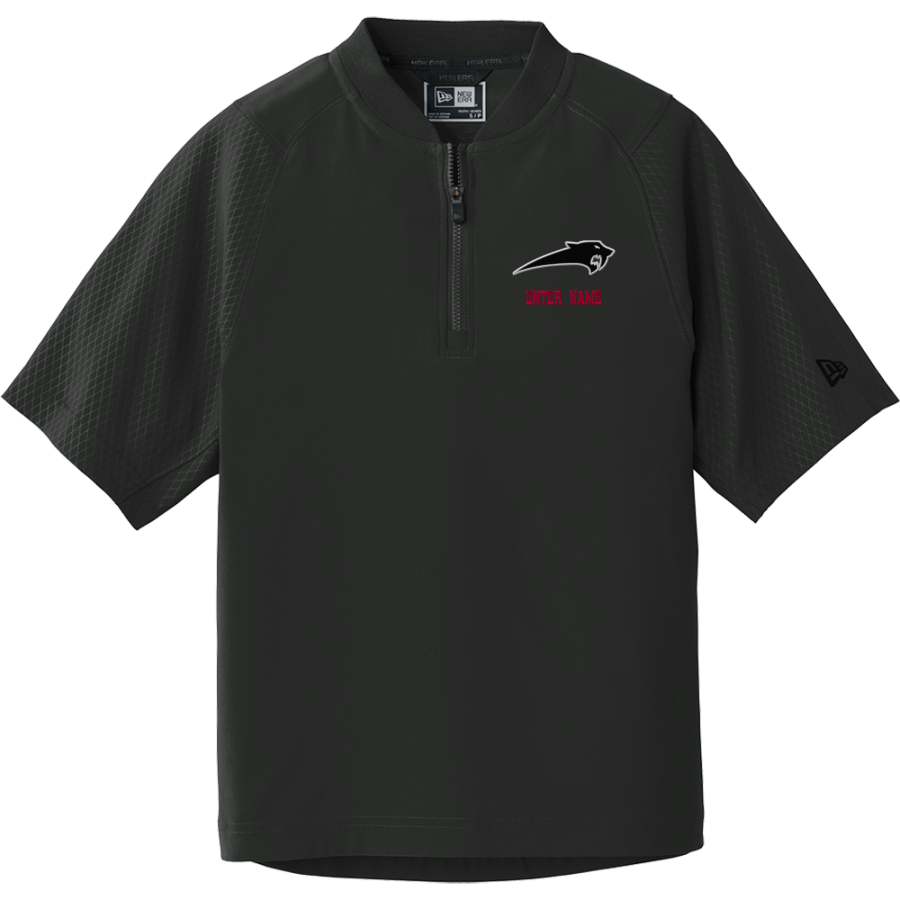 Sawtooth Sabercats <span class="pdp-name-mascot">Sawtooth Sabercats</span> New Era Youth Cage Short Sleeve 1/4 Zip Jacket