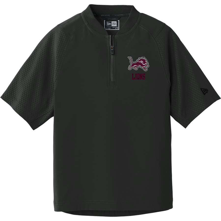 LOCKHART HIGH SCHOOL LIONS <span class="pdp-name-mascot">LOCKHART LIONS</span> New Era Youth Cage Short Sleeve 1/4 Zip Jacket