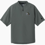 Calvary Lions New Era Youth Cage Short Sleeve 1/4 Zip Jacket Front Thumbnail