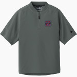 Zachary Broncos <span class="pdp-name-mascot">Zachary Broncos</span> New Era Youth Cage Short Sleeve 1/4 Zip Jacket Front Thumbnail