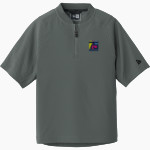 InnerCity Tennis <span class="pdp-name-mascot">InnerCity Tennis</span> New Era Youth Cage Short Sleeve 1/4 Zip Jacket Front Thumbnail