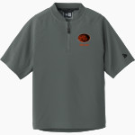 ECU Tigers <span class="pdp-name-mascot">East Central Tigers</span> New Era Youth Cage Short Sleeve 1/4 Zip Jacket Front Thumbnail