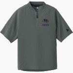 King's Ridge Christian Tigers New Era Youth Cage Short Sleeve 1/4 Zip Jacket Front Thumbnail