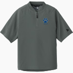 Asheville Catholic School Asheville Catholic <span class="pdp-name-mascot">Asheville Catholic School</span> New Era Youth Cage Short Sleeve 1/4 Zip Jacket Front Thumbnail