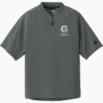 Garfield Bulldogs New Era Youth Cage Short Sleeve 1/4 Zip Jacket Front Thumbnail