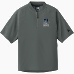 Platte Valley Broncos <span class="pdp-name-mascot">Platte Valley Broncos</span> New Era Youth Cage Short Sleeve 1/4 Zip Jacket Front Thumbnail