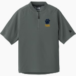St. Paul of The Cross Tigers New Era Youth Cage Short Sleeve 1/4 Zip Jacket Front Thumbnail