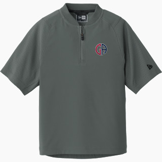 New Era Youth Cage Short Sleeve 1/4 Zip Jacket
