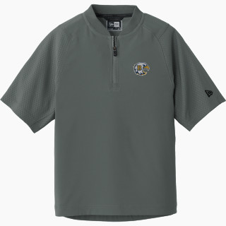 New Era Youth Cage Short Sleeve 1/4 Zip Jacket