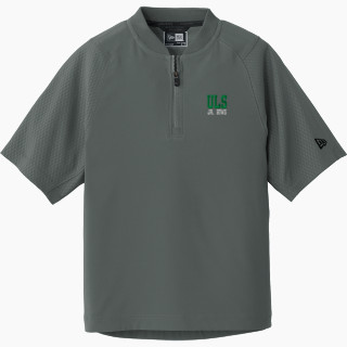 New Era Youth Cage Short Sleeve 1/4 Zip Jacket
