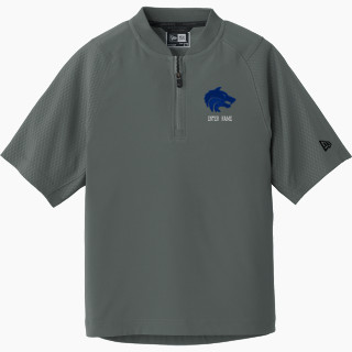 New Era Youth Cage Short Sleeve 1/4 Zip Jacket