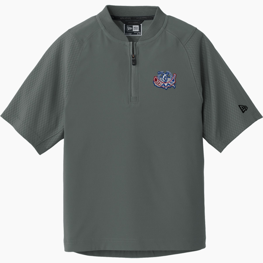 NIAAA - <span class="pdp-name-mascot">NIAAA</span> New Era Youth Cage Short Sleeve 1/4 Zip Jacket