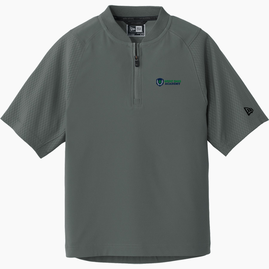 Great Oaks Academy Great Oaks Academy <span class="pdp-name-mascot">Great Oaks Academy</span> New Era Youth Cage Short Sleeve 1/4 Zip Jacket