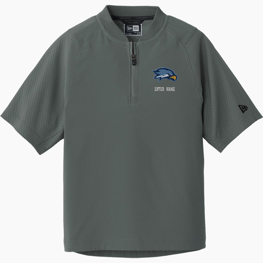 Roger Williams University Hawks <span class="pdp-name-mascot">RWU Hawks</span> New Era Youth Cage Short Sleeve 1/4 Zip Jacket