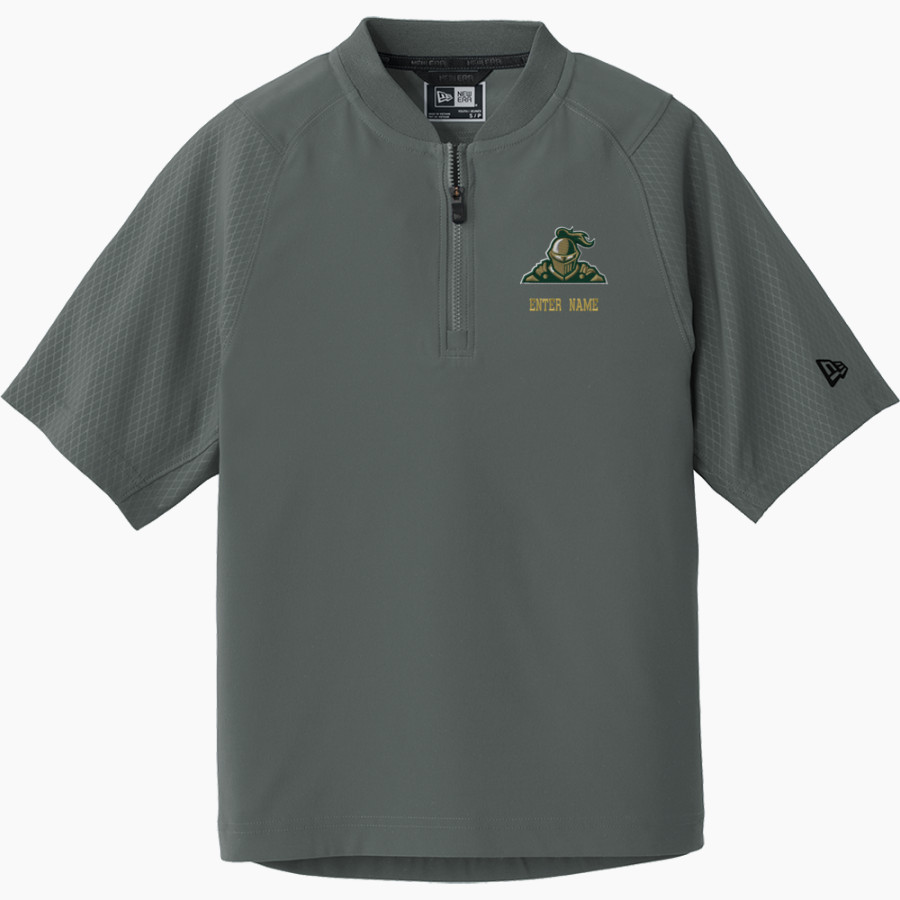 Pinecrest Paladins <span class="pdp-name-mascot">Pinecrest Paladins</span> New Era Youth Cage Short Sleeve 1/4 Zip Jacket