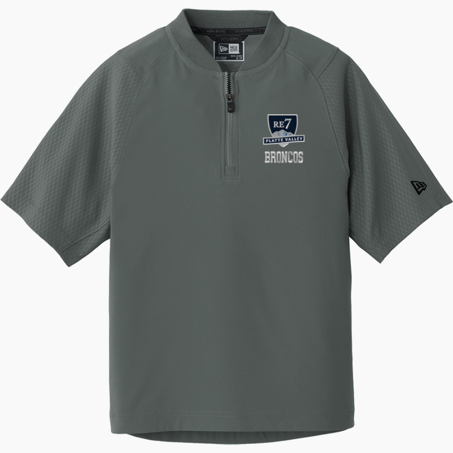 Platte Valley Broncos <span class="pdp-name-mascot">Platte Valley Broncos</span> New Era Youth Cage Short Sleeve 1/4 Zip Jacket