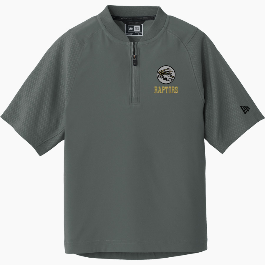 East Ridge Raptors New Era Youth Cage Short Sleeve 1/4 Zip Jacket