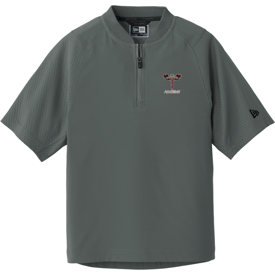 S.S. Training Academy Online Apparel Store <span class="pdp-name-mascot">Sport Science Training Academy</span> New Era Youth Cage Short Sleeve 1/4 Zip Jacket