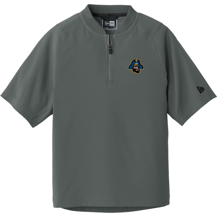 Laney Buccaneers <span class="pdp-name-mascot">Laney Buccaneers</span> New Era Youth Cage Short Sleeve 1/4 Zip Jacket