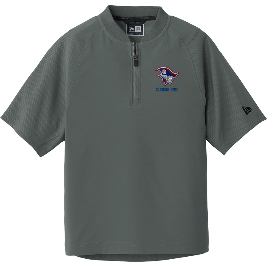 Clarkson-Leigh Patriots <span class="pdp-name-mascot">Clarkson-Leigh Patriots</span> New Era Youth Cage Short Sleeve 1/4 Zip Jacket