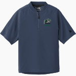 Paramount Schools of Excellence <span class="pdp-name-mascot">Paramount Turbines</span> New Era Youth Cage Short Sleeve 1/4 Zip Jacket Front Thumbnail