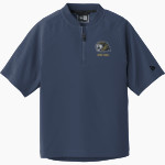 Calvary Lions New Era Youth Cage Short Sleeve 1/4 Zip Jacket Front Thumbnail