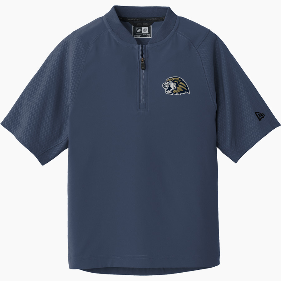 Calvary Lions New Era Youth Cage Short Sleeve 1/4 Zip Jacket
