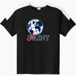 French-American School of New York - Online Store <span class="pdp-name-mascot">French-American School Sharks</span> Sport-Tek Youth Competitor United Short-Sleeve Crew Front Thumbnail