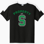 WEST MONONA HIGH SCHOOL SPARTANS Sport-Tek Youth Competitor United Short-Sleeve Crew Front Thumbnail