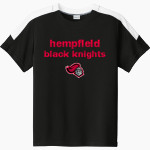 HEMPFIELD HIGH SCHOOL BLACK KNIGHTS <span class="pdp-name-mascot">HEMPFIELD BLACK KNIGHTS</span> Sport-Tek Youth Competitor United Short-Sleeve Crew Front Thumbnail