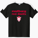 RUSTBURG HIGH SCHOOL RED DEVILS <span class="pdp-name-mascot">RUSTBURG RED DEVILS</span> Sport-Tek Youth Competitor United Short-Sleeve Crew Front Thumbnail