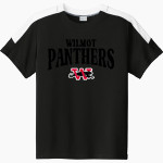 WILMOT UNION HIGH SCHOOL PANTHERS <span class="pdp-name-mascot">WILMOT PANTHERS</span> Sport-Tek Youth Competitor United Short-Sleeve Crew Front Thumbnail
