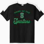 WEST MONONA HIGH SCHOOL SPARTANS Sport-Tek Youth Competitor United Short-Sleeve Crew Front Thumbnail