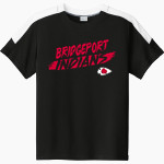 BRIDGEPORT HIGH SCHOOL INDIANS <span class="pdp-name-mascot">BRIDGEPORT INDIANS</span> Sport-Tek Youth Competitor United Short-Sleeve Crew Front Thumbnail