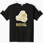 ROYAL HIGH SCHOOL KNIGHTS <span class="pdp-name-mascot">ROYAL KNIGHTS</span> Sport-Tek Youth Competitor United Short-Sleeve Crew Front Thumbnail