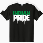 SEMINOLE COUNTY HIGH SCHOOL INDIANS <span class="pdp-name-mascot">SEMINOLE COUNTY INDIANS</span> Sport-Tek Youth Competitor United Short-Sleeve Crew Front Thumbnail