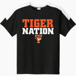 Tech High School Tigers <span class="pdp-name-mascot">Tech High School</span> Sport-Tek Youth Competitor United Short-Sleeve Crew Front Thumbnail