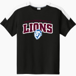 LYDIA PATTERSON INSTITUTE LIONS Sport-Tek Youth Competitor United Short-Sleeve Crew Front Thumbnail