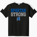 CENTENNIAL HIGH SCHOOL SPARTANS <span class="pdp-name-mascot">CENTENNIAL SPARTANS</span> Sport-Tek Youth Competitor United Short-Sleeve Crew Front Thumbnail