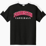 FORRESTON HIGH SCHOOL CARDINALS <span class="pdp-name-mascot">FORRESTON CARDINALS</span> Sport-Tek Youth Competitor United Short-Sleeve Crew Front Thumbnail