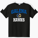 Galena Hawks <span class="pdp-name-mascot">Galena Hawks</span> Sport-Tek Youth Competitor United Short-Sleeve Crew Front Thumbnail